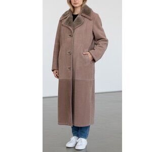 Vintage Sheepskin Shearling Jeno De Paris Women's 14 Canada Made Coat Jacket